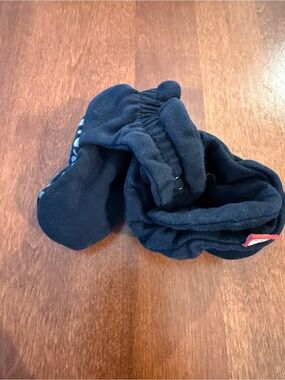 Zutano Black Kids Athletic No-Show Booties